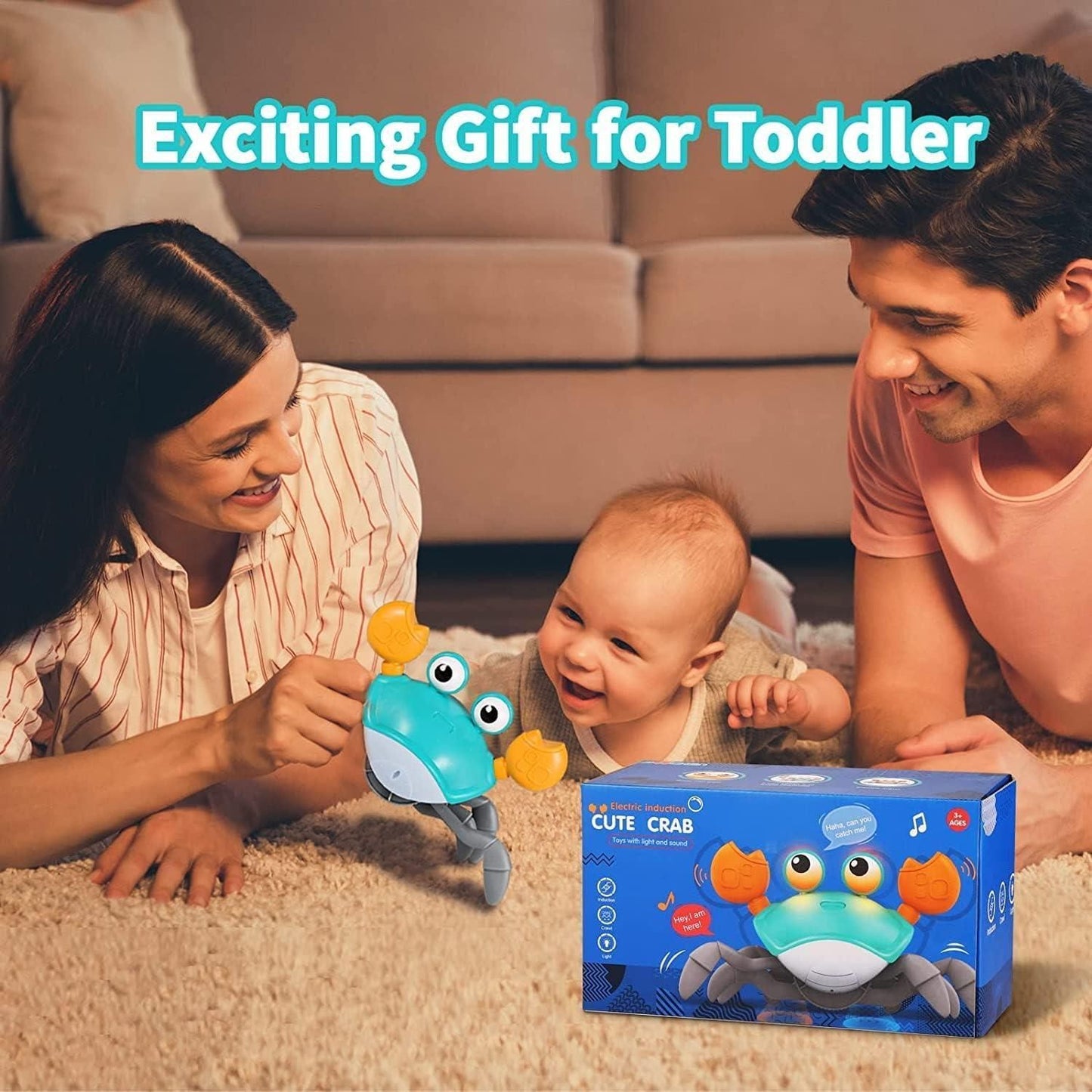 Cute Dancing Crab Toy with USB Rechargeable | Dancing Toy
