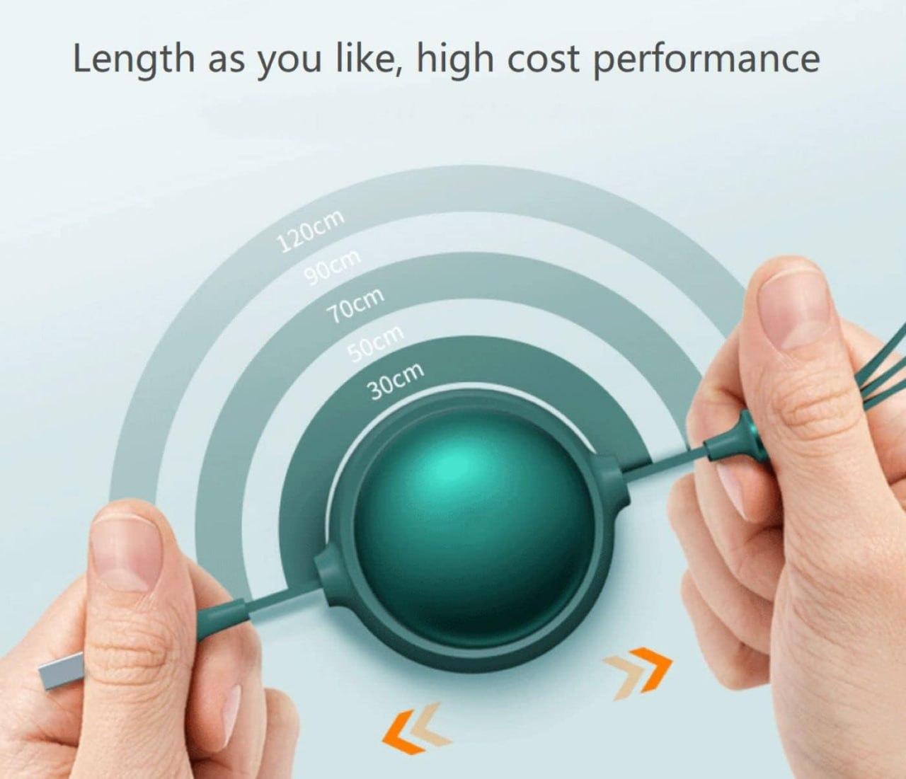 3 in 1 Charging Data Cable | ios Charging Data Cable | Type-C Charging Data Cable