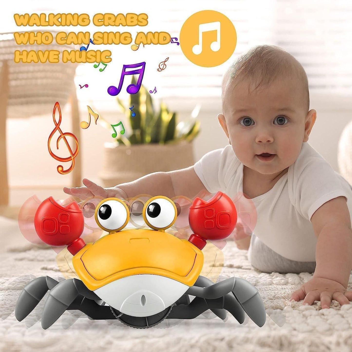 Cute Dancing Crab Toy with USB Rechargeable | Dancing Toy