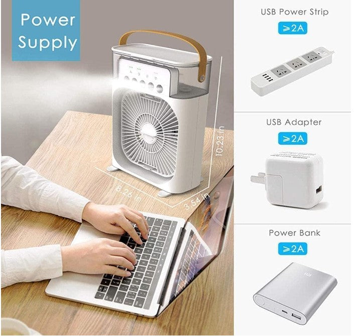 USB Portable Air Cooler | Fan Air Cooler fan USB Electric Fan
