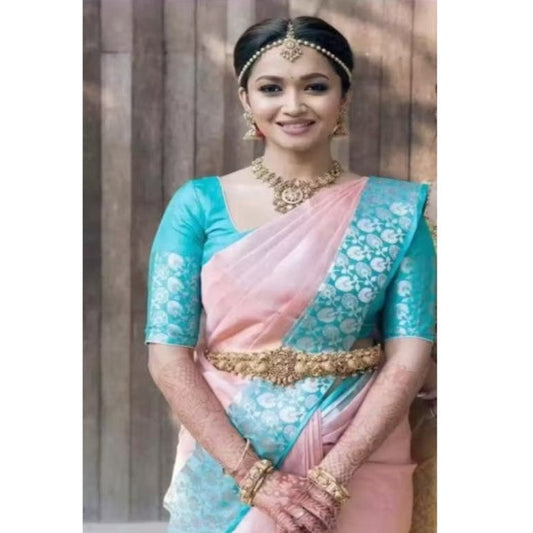 Beautifully Crafted Saree with Rich Pallu & All-Over Jacquard Work