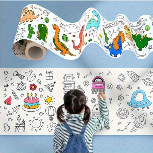 🖍️ Children’s Drawing Paper Roll – 30 CM x 3 Meters (1 Pc)