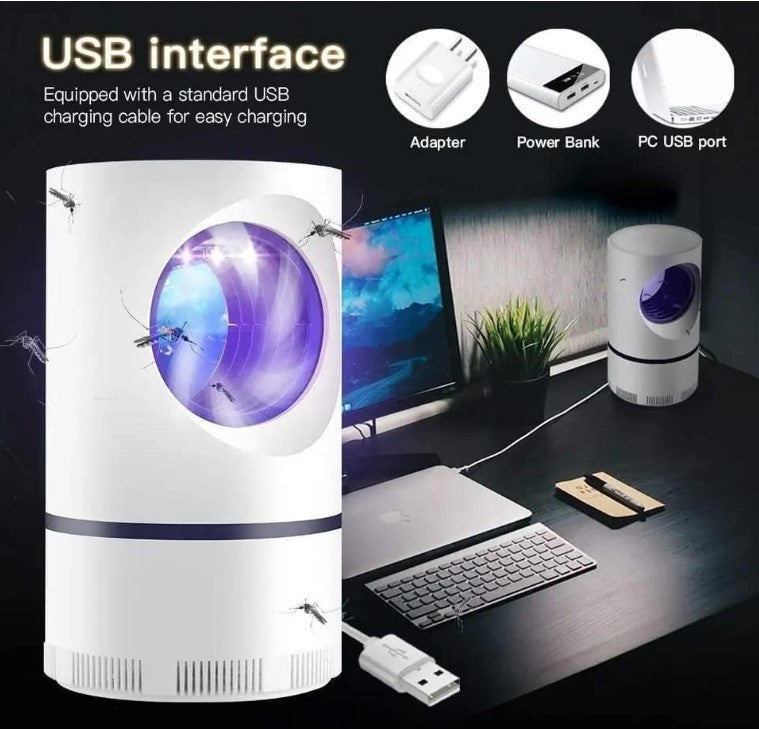Electronic LED Mosquito Killer Machine Trap Lamp (USB Powered)