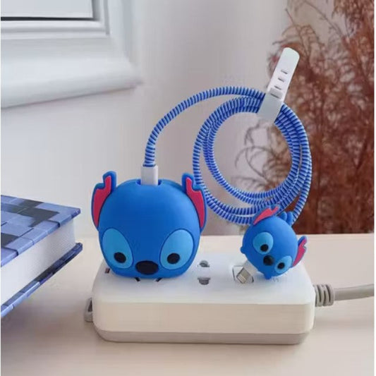 3D Cartoon Case for Adapter & Cable