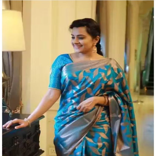 Trendy Banarasi Super Rich Silk Women's Saree