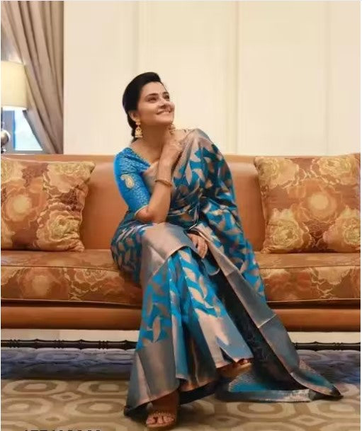 Trendy Banarasi Super Rich Silk Women's Saree