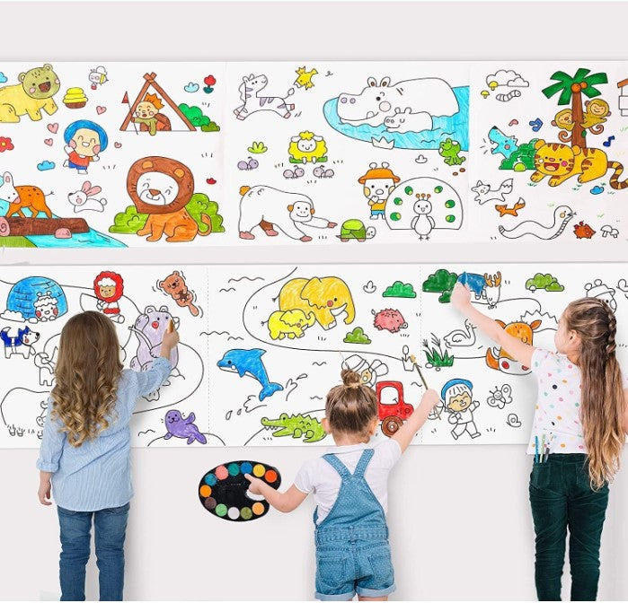 🖍️ Children’s Drawing Paper Roll – 30 CM x 3 Meters (1 Pc)
