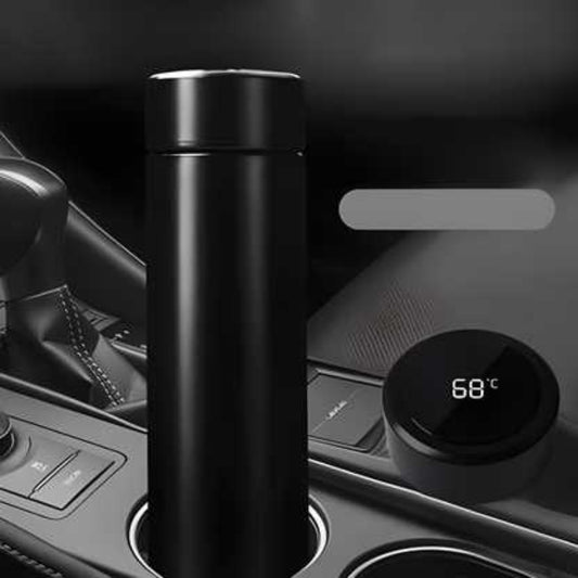 Stainless Steel Temperature Water Bottle Thermos | Double Wall Vacuum Intelligent Cup with LCD Smart Display (500 ml)